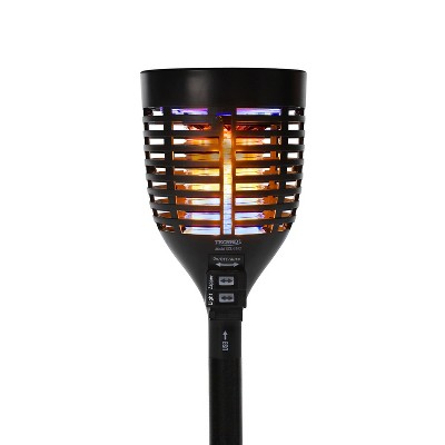 Techko Solar Torch Brush With 360 degree Easy-Clean Bug Zapper