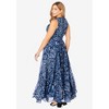 Jessica London Women's Plus Size Georgette Flyaway Maxi Dress - 3 of 4