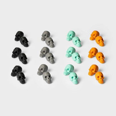 24ct Skull Eraser Halloween Party Favors - Hyde & EEK! Boutique™