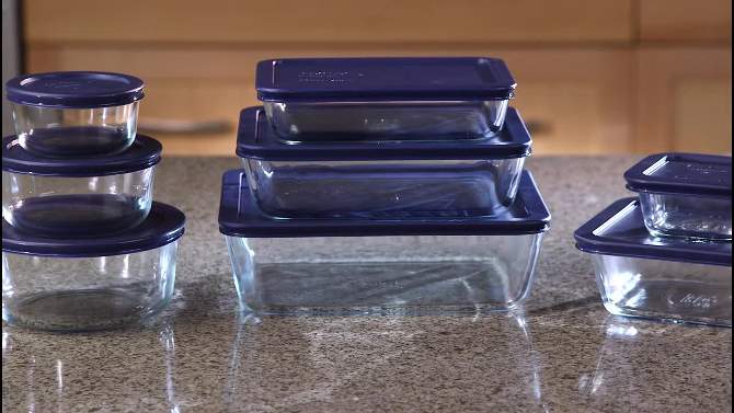 Pyrex 10pc Glass Meal Prep Set, 2 of 9, play video