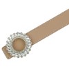 INSPIRE CHIC Women's Faux Leather Belt Fashion Ladies Belt with Rhinestone Buckle for Jeans Pants - 2 of 4