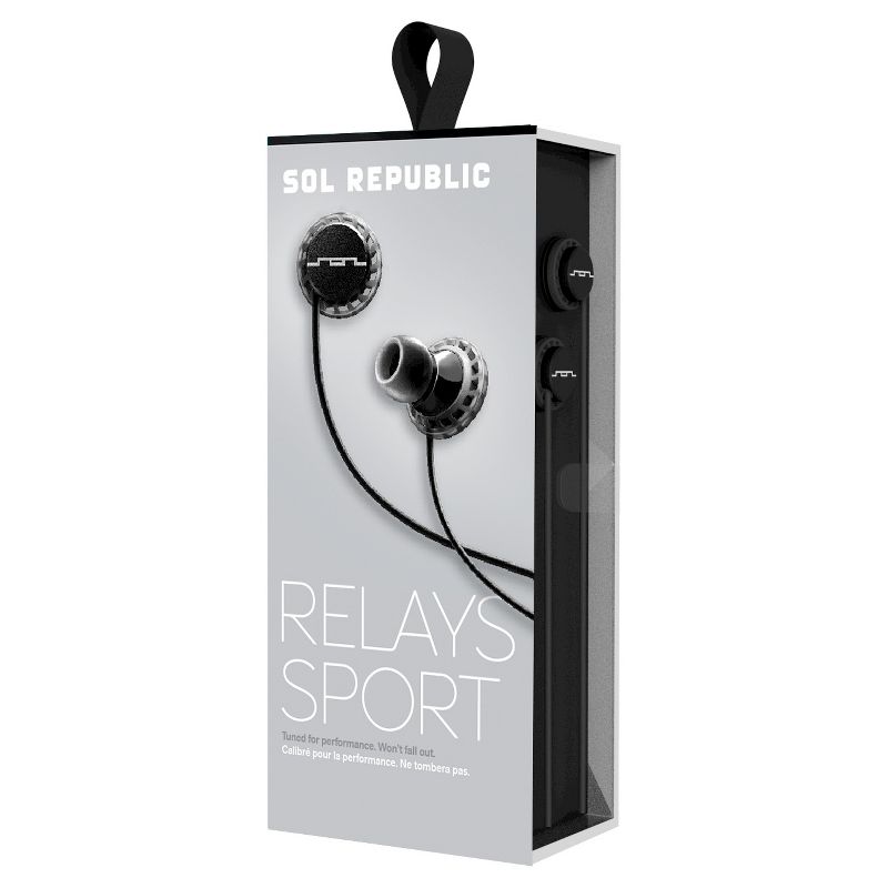 Sol Republic Headphones, Relay Sport Black, 4 of 5