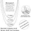 Waterproof Non-Tarnish Necklace Set, 18K Gold Plated Layered Dainty Chains, Stackable Jewelry Gift for Women - 3 of 4