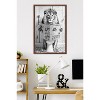 Trends International Reinders: Toilet Humor - Lion Toilet Framed Wall Poster Prints Mahogany Framed Version 22.375" x 34" - 2 of 4