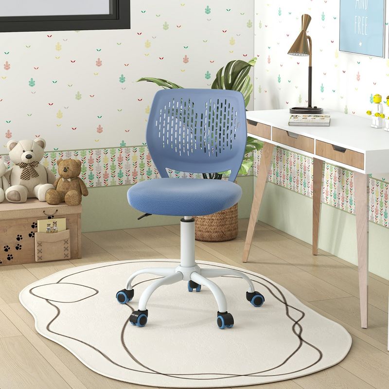 Tangkula Kids Desk Chair Ergonomic Swivel Children Mesh Study Height Adjustable, 4 of 10
