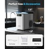 Aeitto Bullet Ice Maker Countertop, Pellet Ice Machine, Platinum - 4 of 4