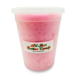 Cotton Candy Tubs – 2.6 oz – Assorted Carnival Flavors – Classic Spun Sugar Treat – 9 Flavor Options - 1 of 4