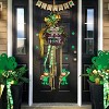 Interchangeable Welcome Sign with Round Wood Wreath - Farmhouse Seasonal Decor for Front Door & Porch, Ideal for Holidays & Housewarming - 2 of 4
