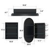 CSBDHOME 21" W x 34" H Recessed Medicine Cabinet - 4 of 4