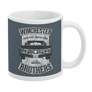 Supernatural Brother's Impala Ceramic Coffee Mug  Novelty Gift Mugs for Coffee  Tea and Hot Drinks  11oz  White - 1 of 4