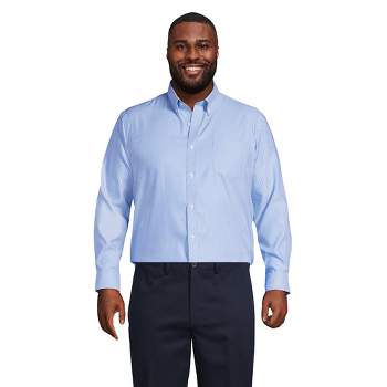 Lands' End Men's Big And Tall Traditional Fit Pattern No Iron
