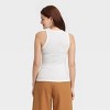 Women's Slim Fit Ribbed Tank Top - A New Day™ - 2 of 4