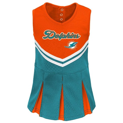 Nfl Miami Dolphins Toddler Girls Cheer Set Target