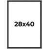 PosterPalooza | Antique Black Picture Frame - UV Acrylic, Foam Board Backing, Hanging Hardware - 2 of 4