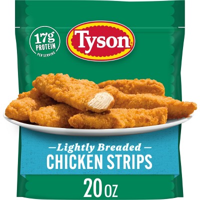 Tyson Lightly Breaded Chicken Strips - Frozen - 20oz