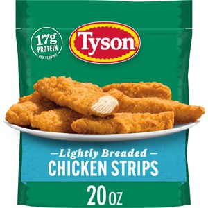 Tyson Lightly Breaded Chicken Strips - Frozen - 20oz - 1 of 4