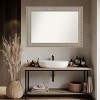 Amanti Art Sydney Silver Non-Beveled Framed Bathroom Vanity Wall Mirror - 4 of 4