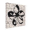 Trademark Fine Art - Alonzo Saunders  Inky Floral I Canvas Art - 4 of 4