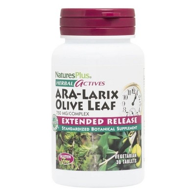 ARA-Larix/Olive Leaf 750mg by Nature's Plus  -  30 Tablet