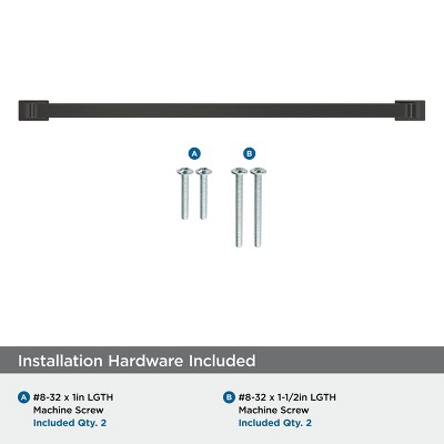 Westerly 12-5/8 inch Black Bronze Cabinet Pull