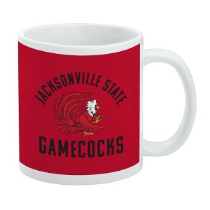 Jacksonville State University Gamecocks Ceramic Coffee Mug Novelty Gift Mugs for Coffee Tea and Hot Drinks 11oz White - 1 of 4