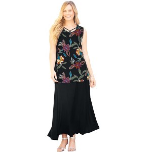 Catherines Women's Plus Size Anywear Tank - 1 of 4