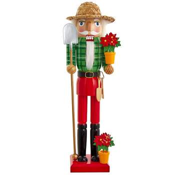 Ornativity Christmas Wooden Western Cowboy Nutcracker - 14 In : Target