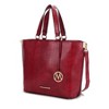 MKF Collection Beryl Python-embossed Women’s Tote Bag with Wristlet by Mia K - 2 of 4