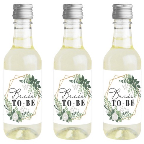 Big Dot Of Happiness Boho Botanical Bride - Mini Wine & Champagne Bottle  Label Stickers - Greenery Bridal Shower & Wedding Party Favor Gift For 16  Ct : Target