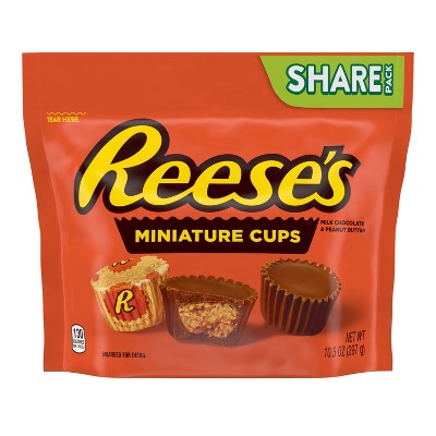 Reese's Miniature Cups Share Pack Candy  - 10.5oz