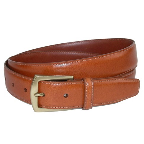 Men's Leather Fish Embossed Bridle Belt 