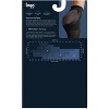L'eggs Women's 360 Contour Floral Lace Dot Tights - Black - 3 of 3