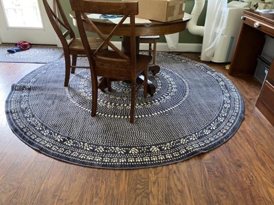 8'x8' Square Butterfield Woven Novelty Area Rug Tan - Threshold™ : Target