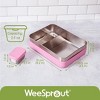 WeeSprout 18/8 Stainless Steel Bento Box - 3 Compartment Lunch Box, for Kids & Adults - 3 of 4