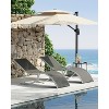 Chaise Lounge Outdoor Set of 2, Superior Pool Lounge Chairs with Breathable Mesh, Patio Furniture for Backyard, Deck, Balcony, Beach Sunbathing - 3 of 4