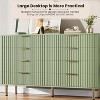 8-Drawer Dresser for Bedroom – Fluted Modern Wooden Chest of Drawers with Deep Storage for Living Room, Hallway, Kids Room - 2 of 4
