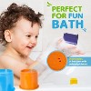 Rainbow Stacking Cups with Drain Holes, Nesting and Sorting Bath Toys for Toddlers Ages 1-3 - 4 of 4