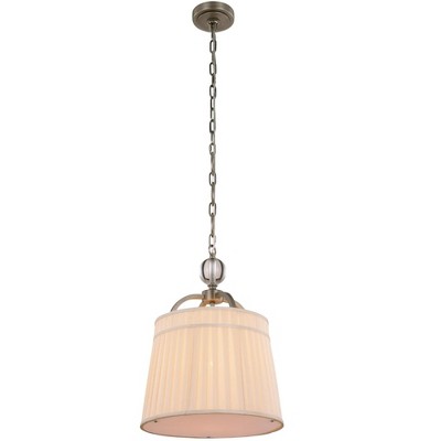 Elegant Lighting Cara Collection Chandelier D:15 H:20 Lt:1 Vintage Nickel Finish