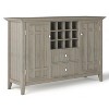 NicBex Modern 2-Doors Sideboard,Kitchen Storage Cabinets with 2 Drawers and 2 Side Doors for Kitchen and Dining Room - 2 of 4
