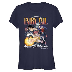 Juniors Fairy Tail Natsu and Friends T Shirt - 1 of 4