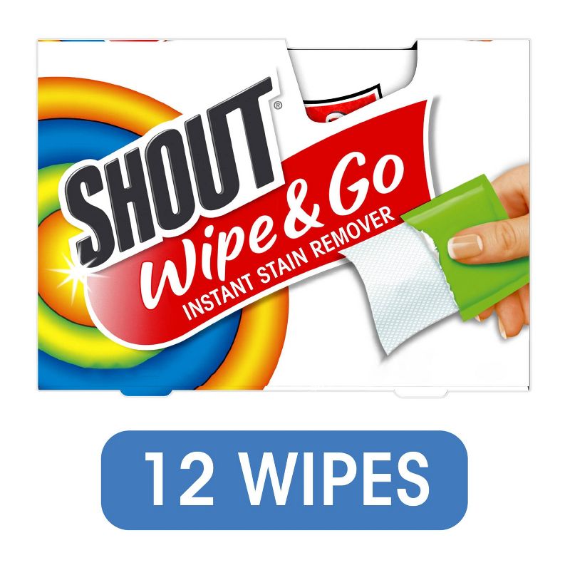 Shout Wipe &#38; Go Instant Stain Remover - 12ct, 6 of 12