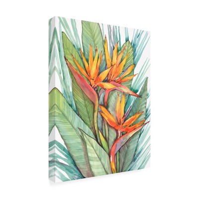 Tropical Botanical Paradise II Outdoor Canvas Print in Vibrant Colors