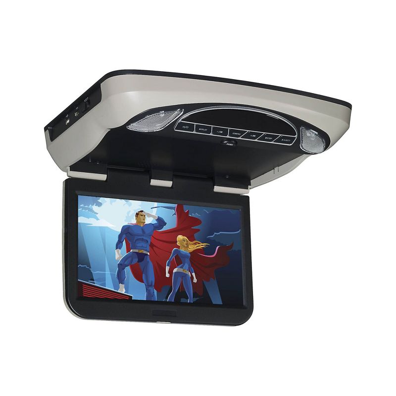 Voxx VXMTG1313.3" HD LED Overhead Video Monitor with Built-in DVD Player and HDMI Input, 4 of 5