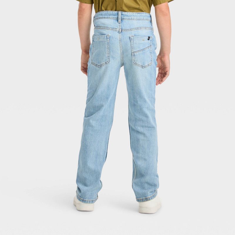 Boys' Relaxed Straight Jeans - art class™, 3 of 5