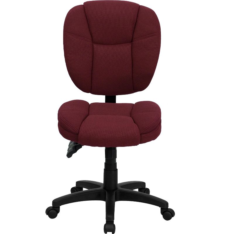 Emma and Oliver Mid-Back Multifunction Pillow Top Swivel Ergonomic Task Office Chair, 4 of 5