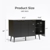 GlasFlength Decorative Storage Cabinets, Self-Serve Lockers Recessed Cabinets In Kitchen and Dining Room Entrance Cabinets - 3 of 4