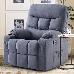 Bencmate Sofas Small Recliner Chair for Home Living Room, Bedroom, Indoor Sofas for Adults, Gray,33.5"*28.9"*40.9" - 1 of 4