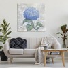 Stupell Industries Round Blue Country Hydrangea Canvas Wall Art - 2 of 4