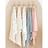 LISM 33x42 Inch Cozy Baby Blanket, 2 Pack Soft Ribbed Swaddle Receiving Blankets - 4 of 4
