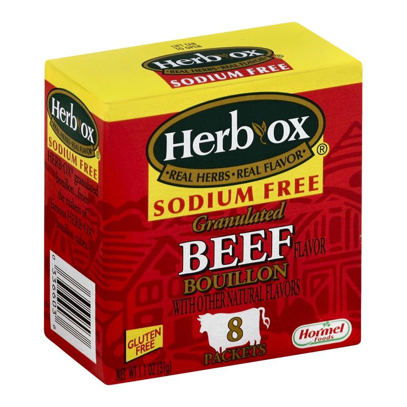 Herb-Ox Sodium Free Beef Bouillon - Case of 12/1.1oz, 2 of 6